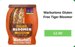 Morrisons Warburtons gluten free tiger bloomer offer