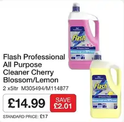 Booker Wholesale Flash Professional All Purpose Cleaner offer