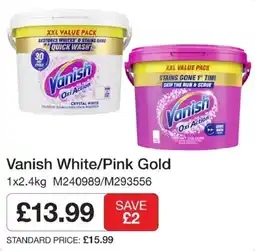 Booker Wholesale Vanish White/Pink Gold offer