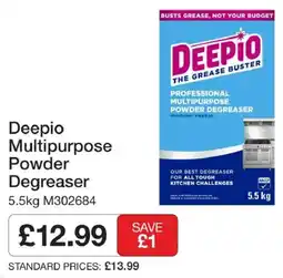 Booker Wholesale Deepio multipurpose powder degreaser offer