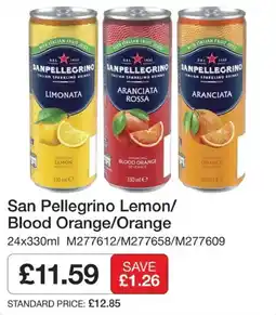 Booker Wholesale San Pellegrino Lemon/Blood Orange/Orange offer