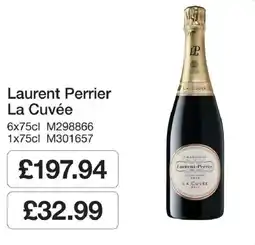 Booker Wholesale Laurent Perrier La Cuvée offer