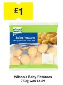 SuperValu Wilson's Baby Potatoes offer