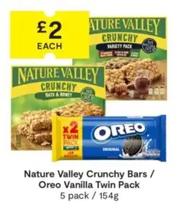 SuperValu Nature Valley Crunchy Bars / Oreo Vanilla Twin Pack offer