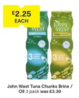 SuperValu John West Tuna Chunks offer