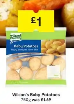 SuperValu Wilson's Baby Potatoes offer