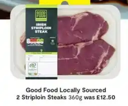 SuperValu Poob irish striploin steak offer