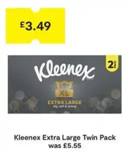 SuperValu Kleenex extra large twin pack offer