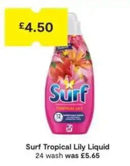 SuperValu Surf tropical lily liquid offer