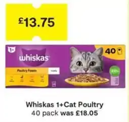 SuperValu Whiskas 1+Cat Poultry offer