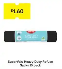 SuperValu SuperValu heavy duty refuse sacks offer