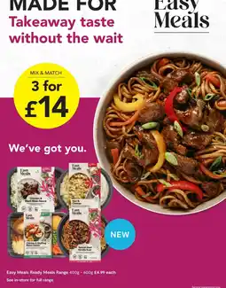 SuperValu Easy Meals offer