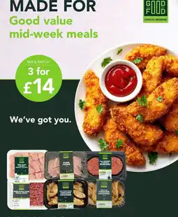 SuperValu Good food chicken goujons offer