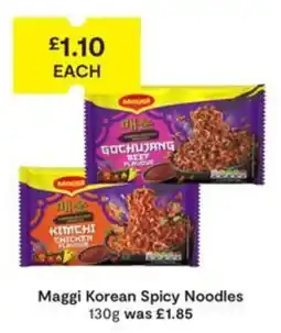 SuperValu Maggi korean spicy noodles offer