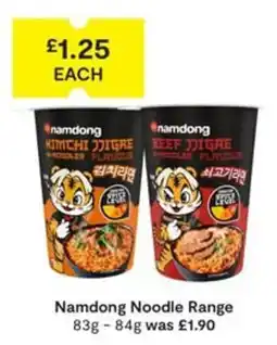 SuperValu Namdong noodle range offer