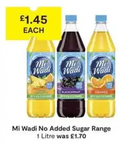 SuperValu Mi Wadi no added sugar range offer