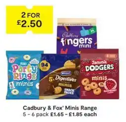 SuperValu Cadbury fingers minis offer