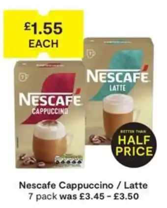 Nescafe cappuccino / latte