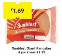 SuperValu Sunblest giant pancakes offer