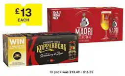 SuperValu Kopparberg premium cider offer