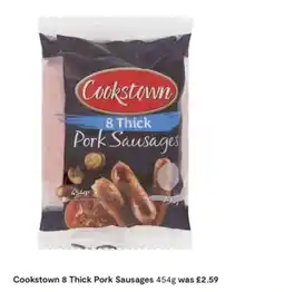 SuperValu Cookstown 8 thick pork sausages offer