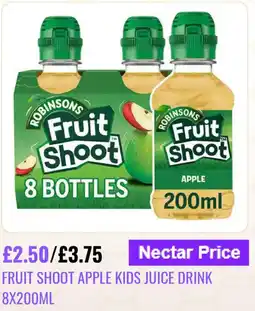 Sainsbury's Fruit Shoot Apple Kids Juice Drink offer