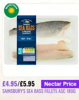Sainsbury's Sainsbury's sea bass fillets offer