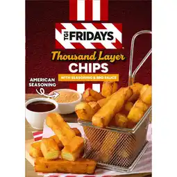 Iceland TGI Fridays Thousand Layer Chips 430g offer
