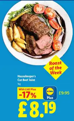 Lidl Housekeeper's Cut Beef Joint offer