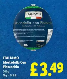 Lidl Italiamo mortadella con pistacchio offer