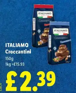 Lidl Italiamo croccantini offer