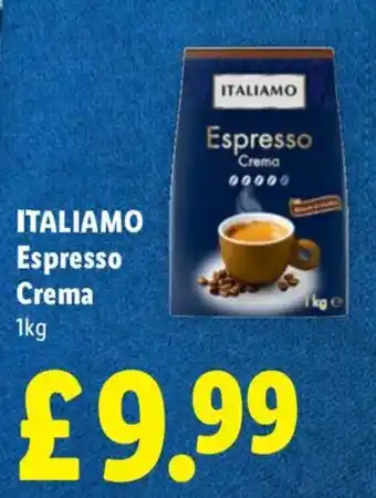 Italiamo espresso crema