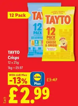 Lidl Tayto crisps offer