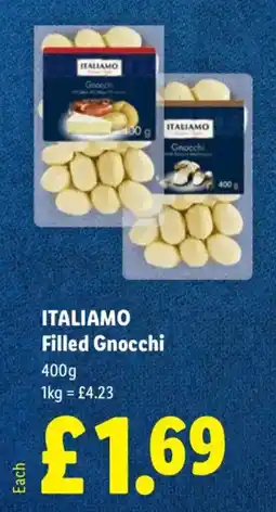 Lidl Italiamo filled gnocchi offer