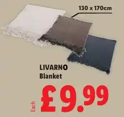 Lidl Livarno Blanket offer