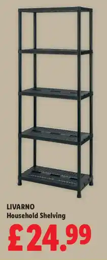 Lidl Livarno Household Shelving offer