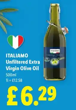 Lidl Italiamo unfiltered extra virgin olive oil offer