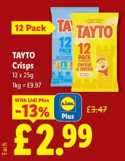 Lidl Tayto crisps offer