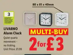 Lidl Livarno alarm clock offer