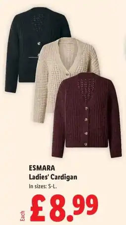 Lidl Esmara Ladies' Cardigan offer