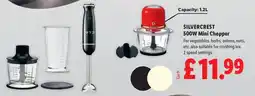Lidl Silvercrest 500w mini chopper offer