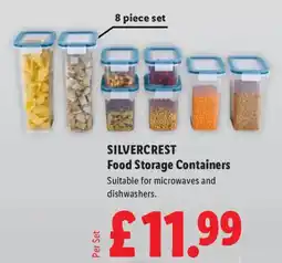 Lidl Silvercrest food storage containers offer