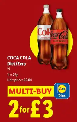 Lidl Coca Cola Diet/Zero offer