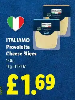Lidl Italiamo provoletta cheese slices offer