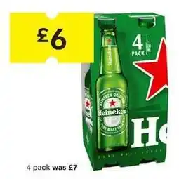 SuperValu heineken 4 pack offer