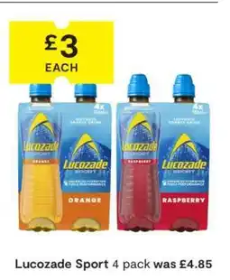 SuperValu Lucozade Sport 4 pack offer