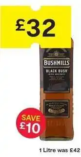 SuperValu Bushmills Black Bush Irish Whiskey offer