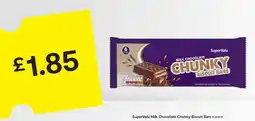 SuperValu SuperValu Milk Chocolate Chunky Biscuit Bars 6 pack offer