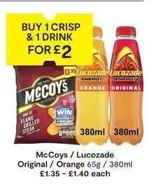 SuperValu McCoys / Lucozade offer