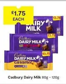 SuperValu Cadbury Dairy Milk offer